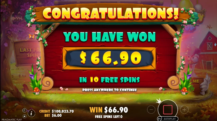 Chicken Drop Demo Game