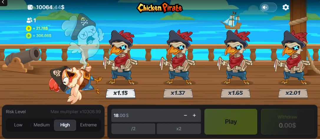 Chicken Pirate Demo Game