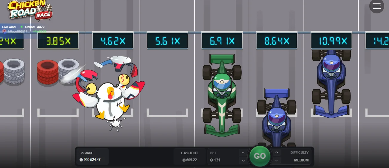 Chicken Road Race Demo Game