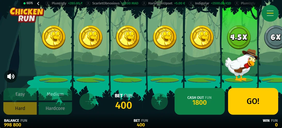 Chicken Run Demo Game