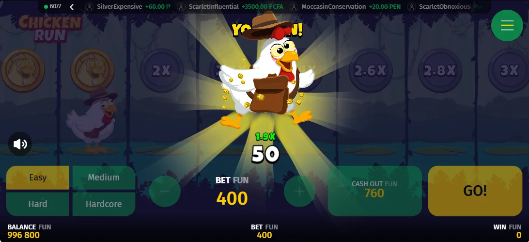 Chicken Run Game