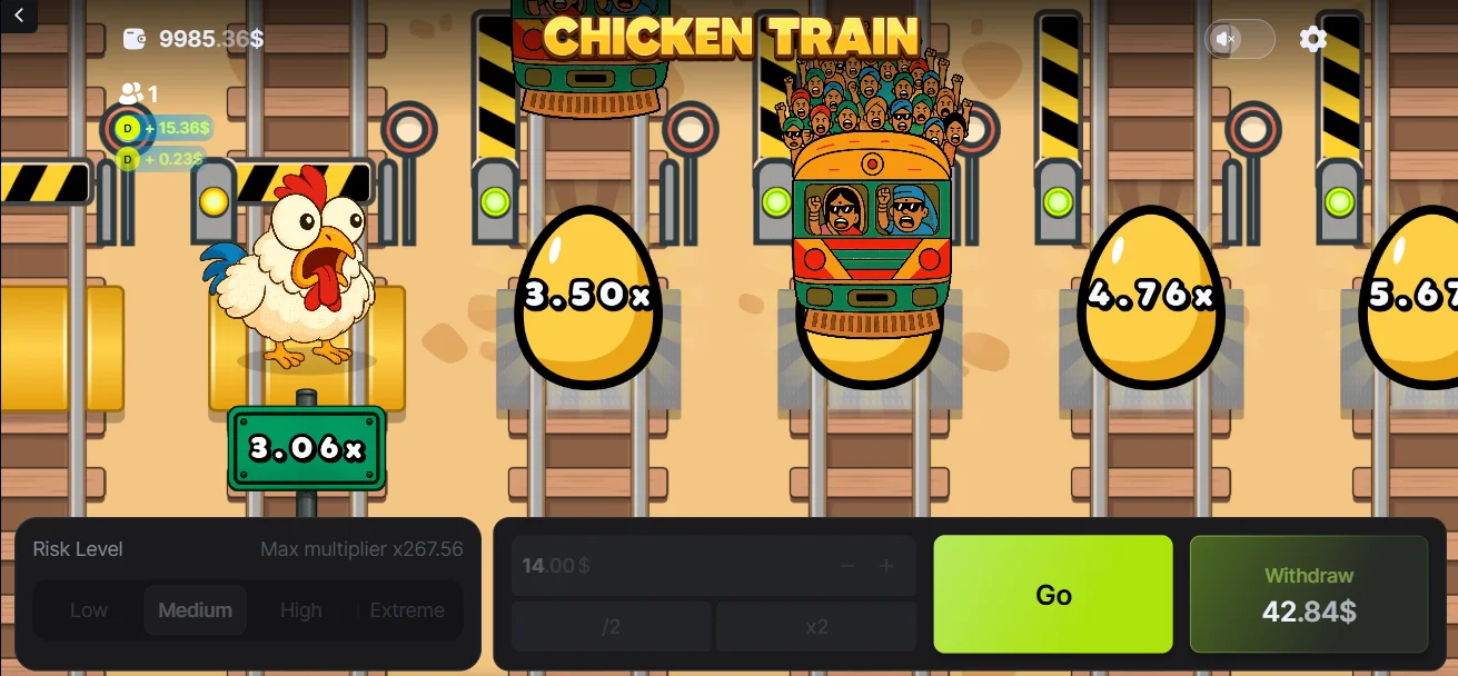 Chicken Train Demo Game
