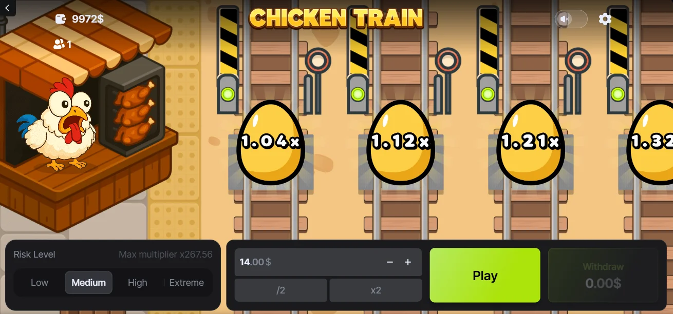 Chicken Train Game