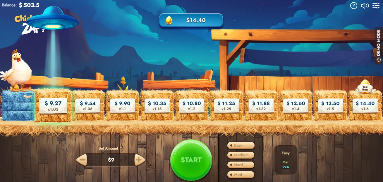 Demo Game Chicken Zap