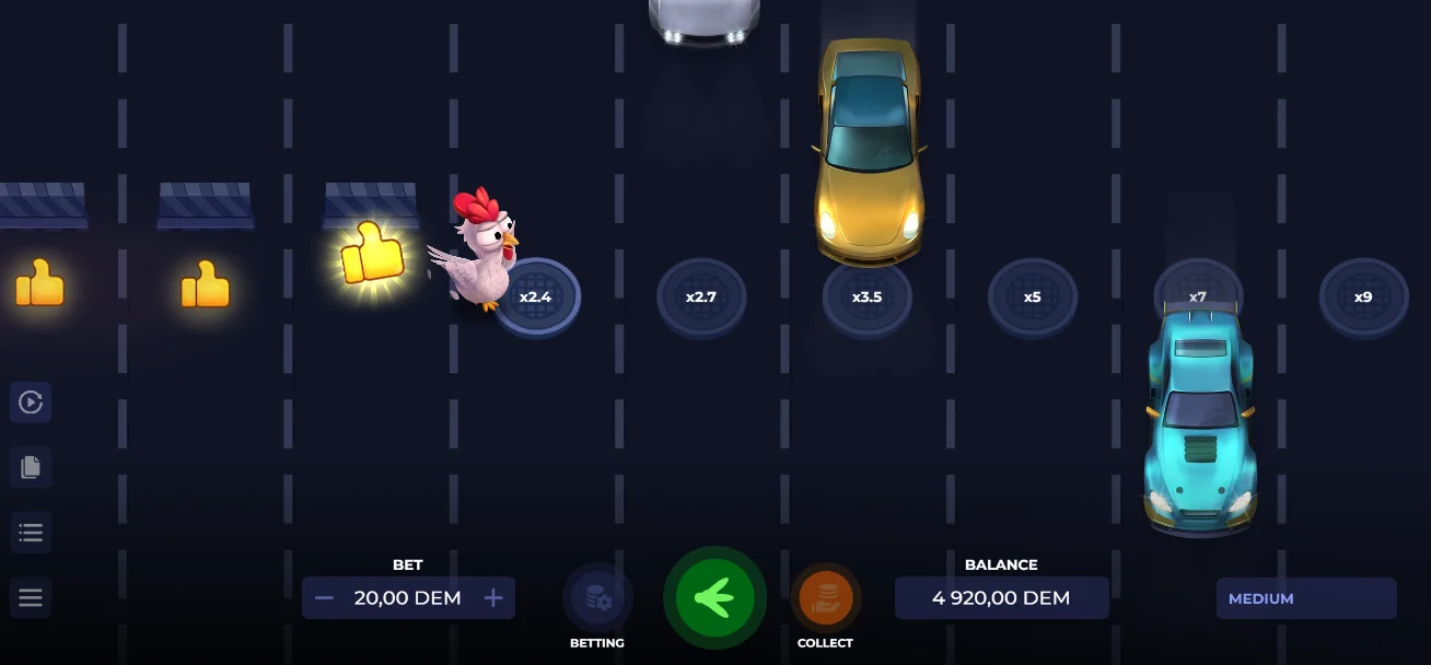 Demo Game Uncrossable Rush