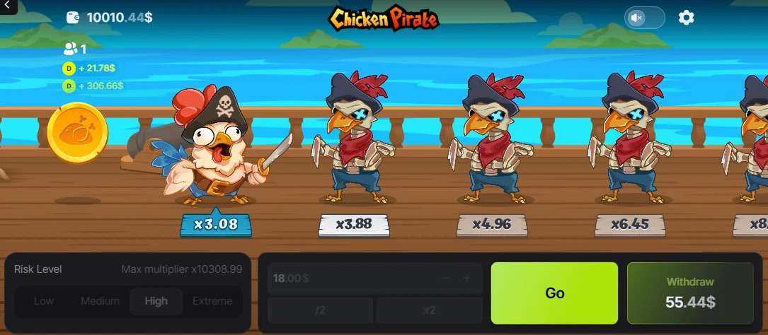 Game Chicken Pirate