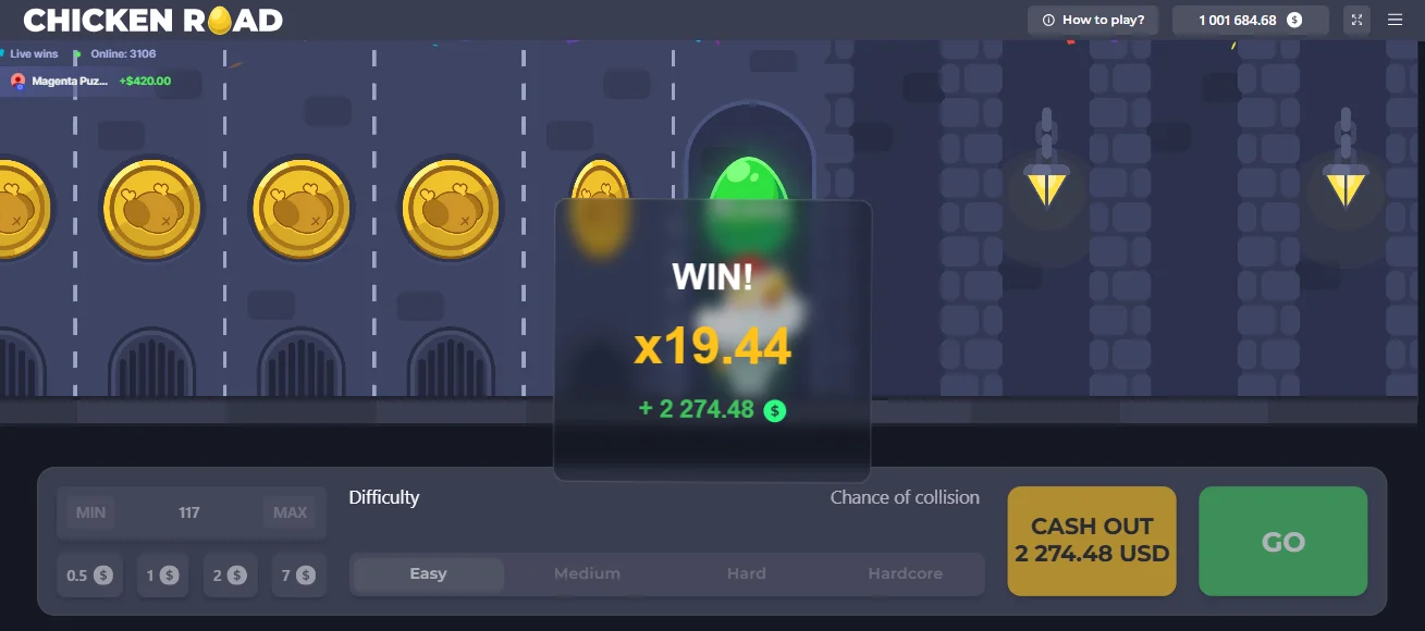 Game Chicken Road