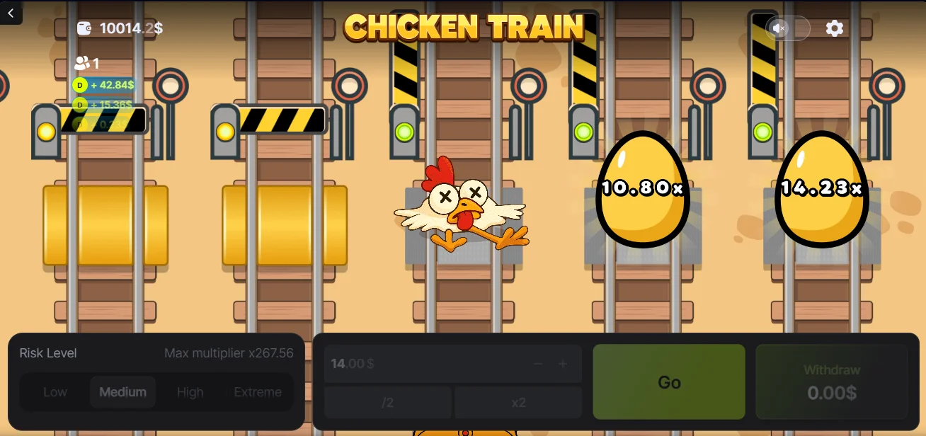 Game Chicken Train