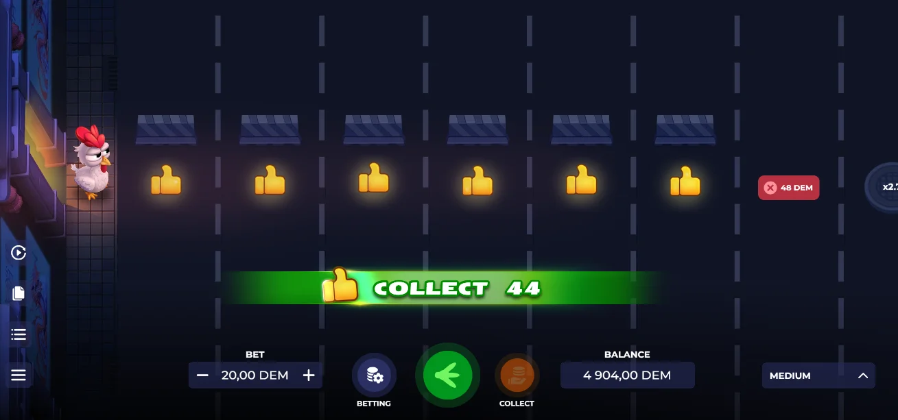 Uncrossable Rush Game